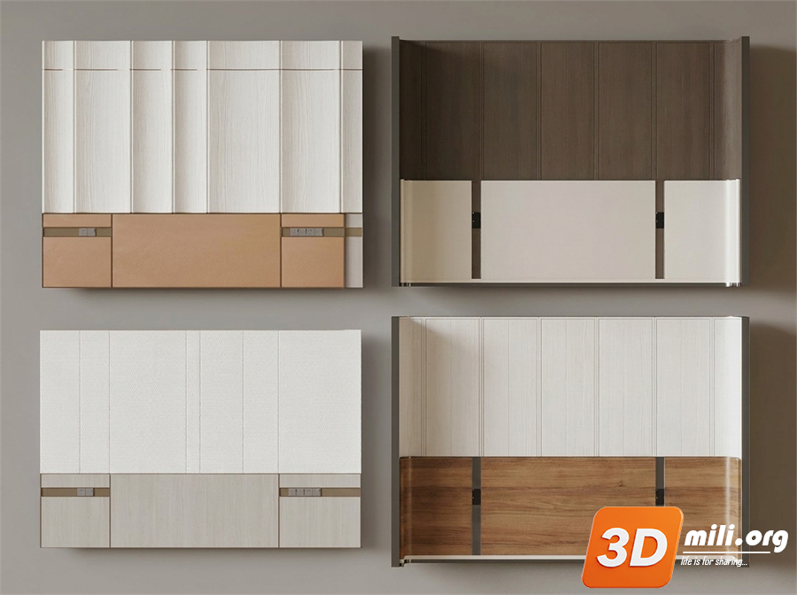 Headboard Skp Files
